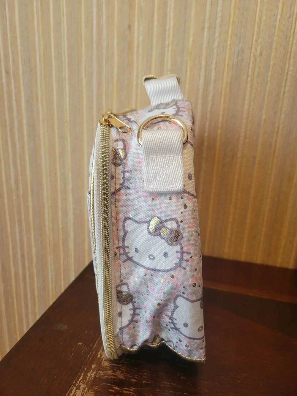 Pottery Barn/Hello Kitty Pink White Gold Girls Lunch Tote Bag